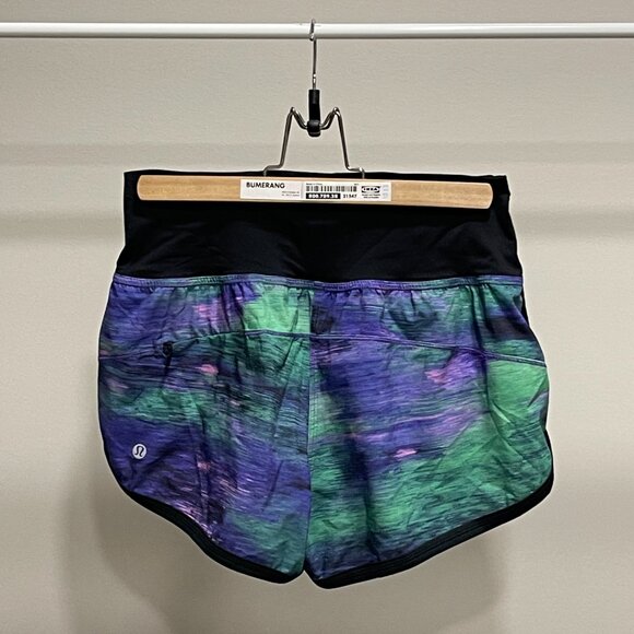 LULULEMON Running Shorts - Size 6, Multi-Color - Picture 2 of 3